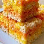 Candy Corn Rice Krispie Treats You'll Love Today!