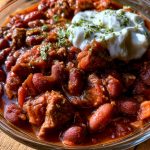 Cowboy Chili with Ground Beef and Beans!