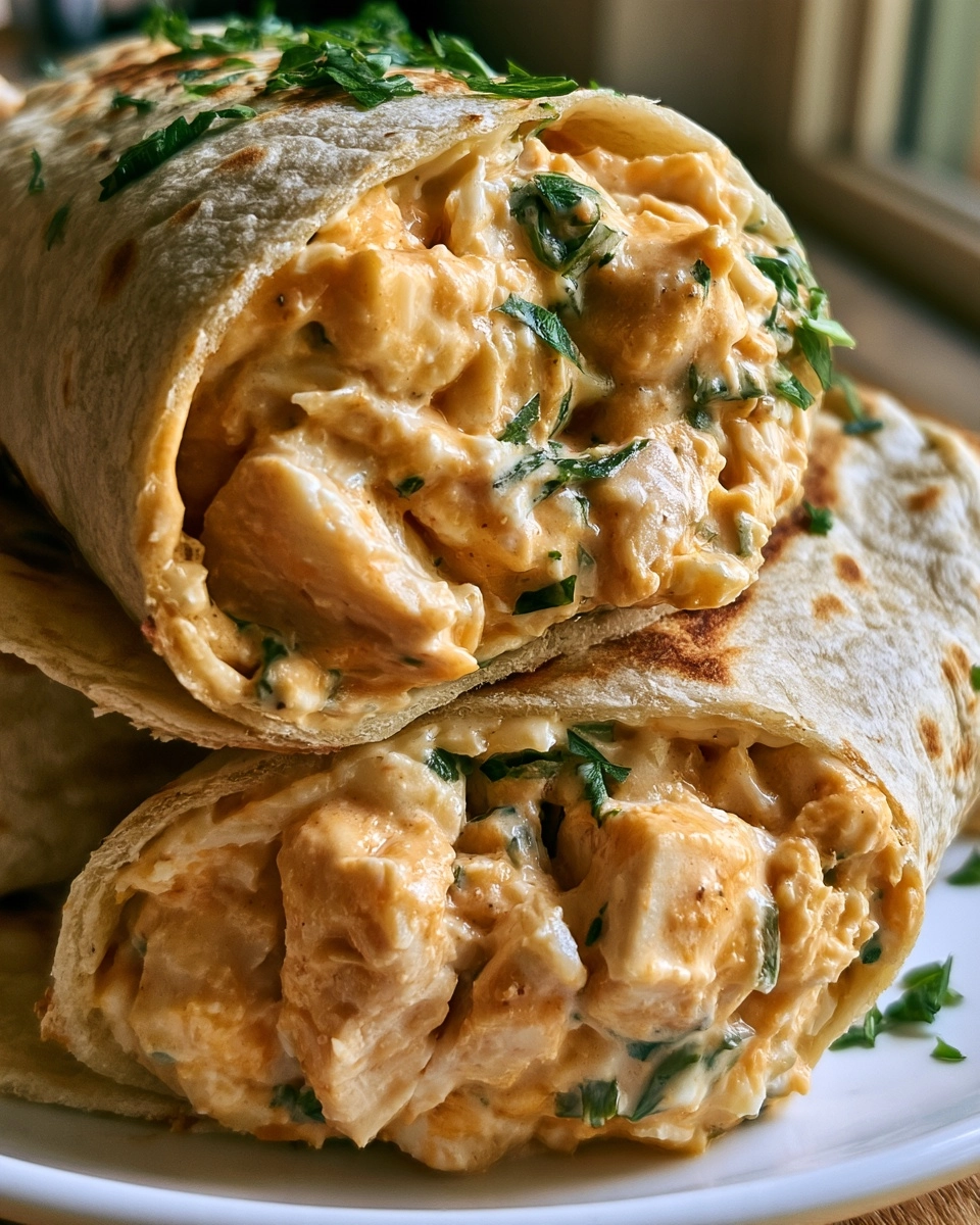 Crack Chicken Wraps