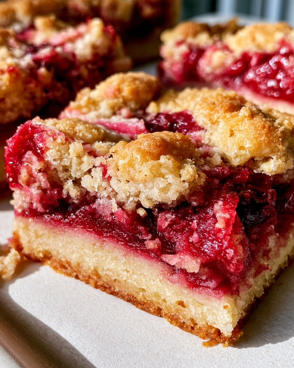 Cranberry Crumb Bars: Sweet, Tart, and Easy!