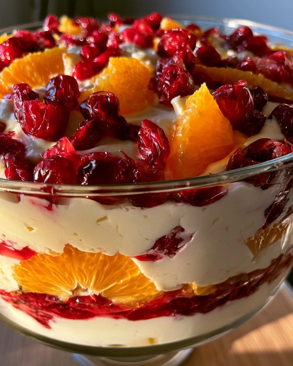 Cranberry Orange Trifle: A Stunning Christmas Dessert!