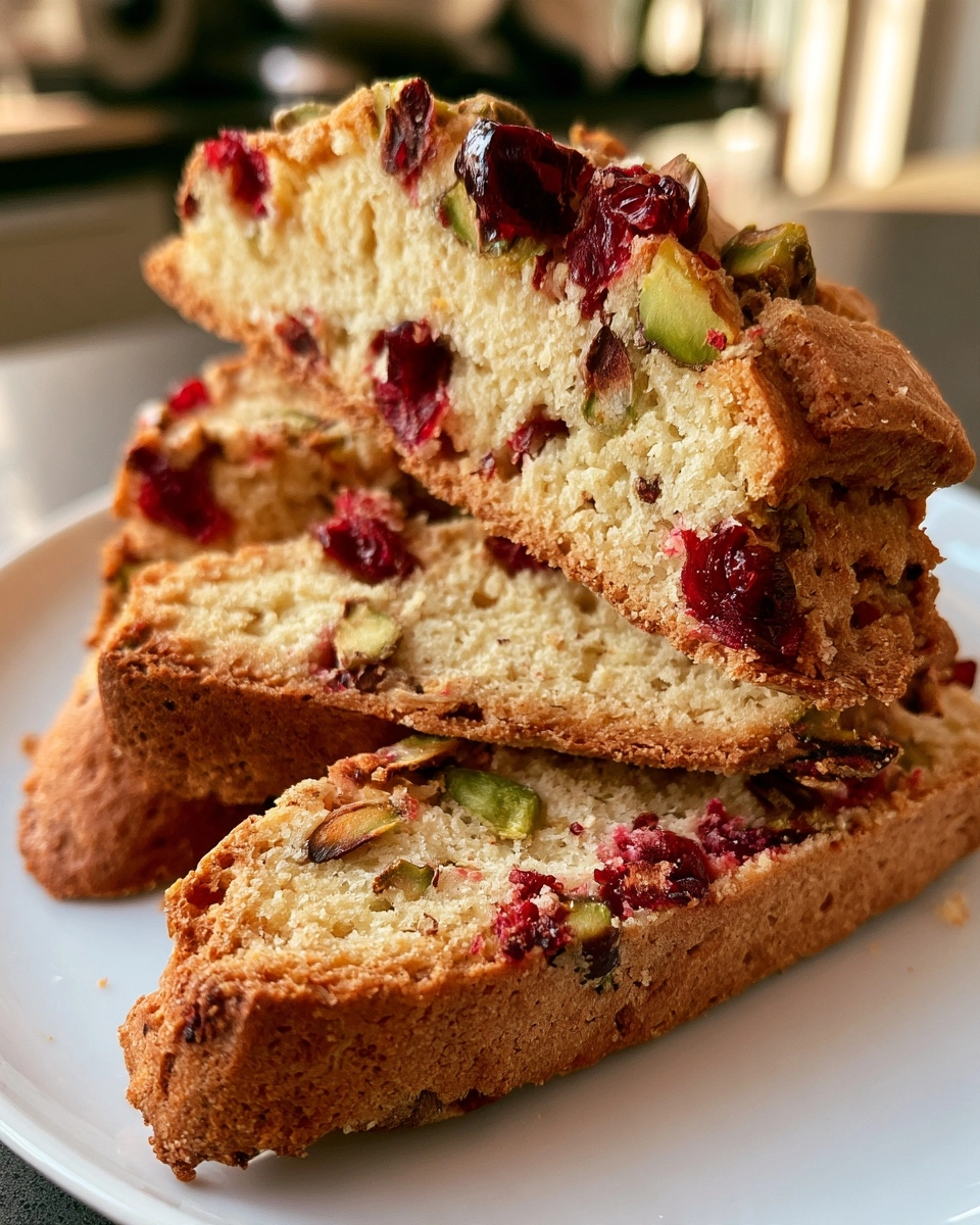 Cranberry Pistachio Biscotti: A Perfect Christmas Gift!