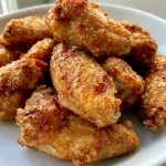 Crispy Baked Wings with Garlic Parmesan Sauce!