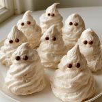 Ghost Meringue Cookies: Light, Sweet, and Spooky!