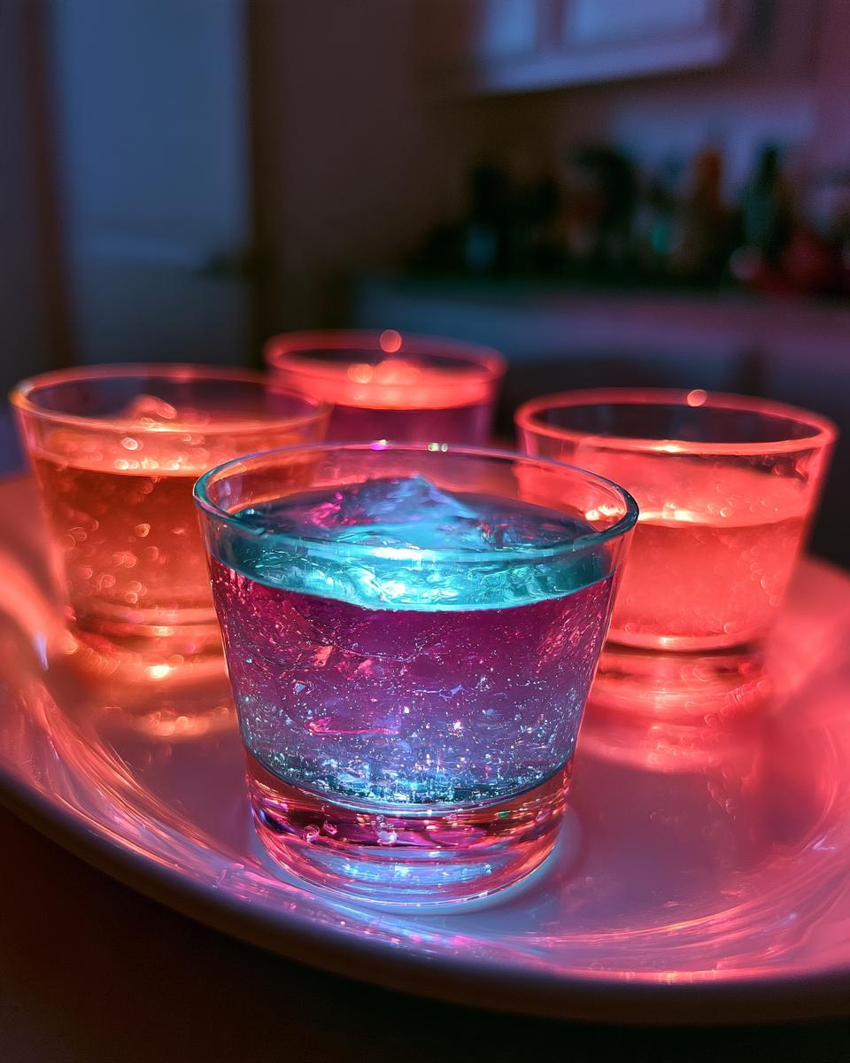 Glowing Jello Shots: A Spooky Adult Party Favorite!