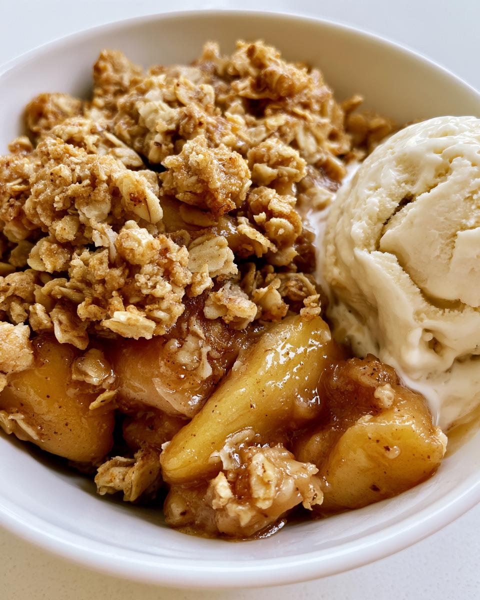 Gluten-Free Apple Crisp with Oat Topping!