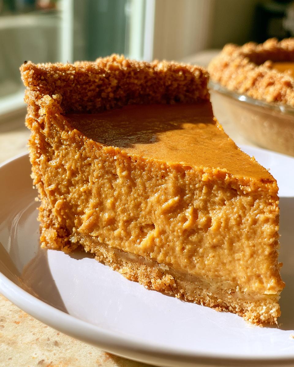 Gluten-Free Pumpkin Pie with Almond Crust!