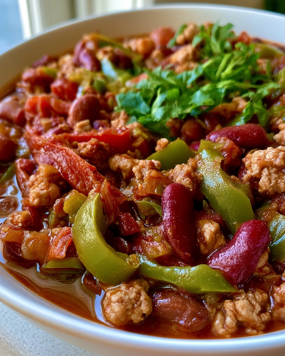 High-Protein Low-Cal Turkey Chili