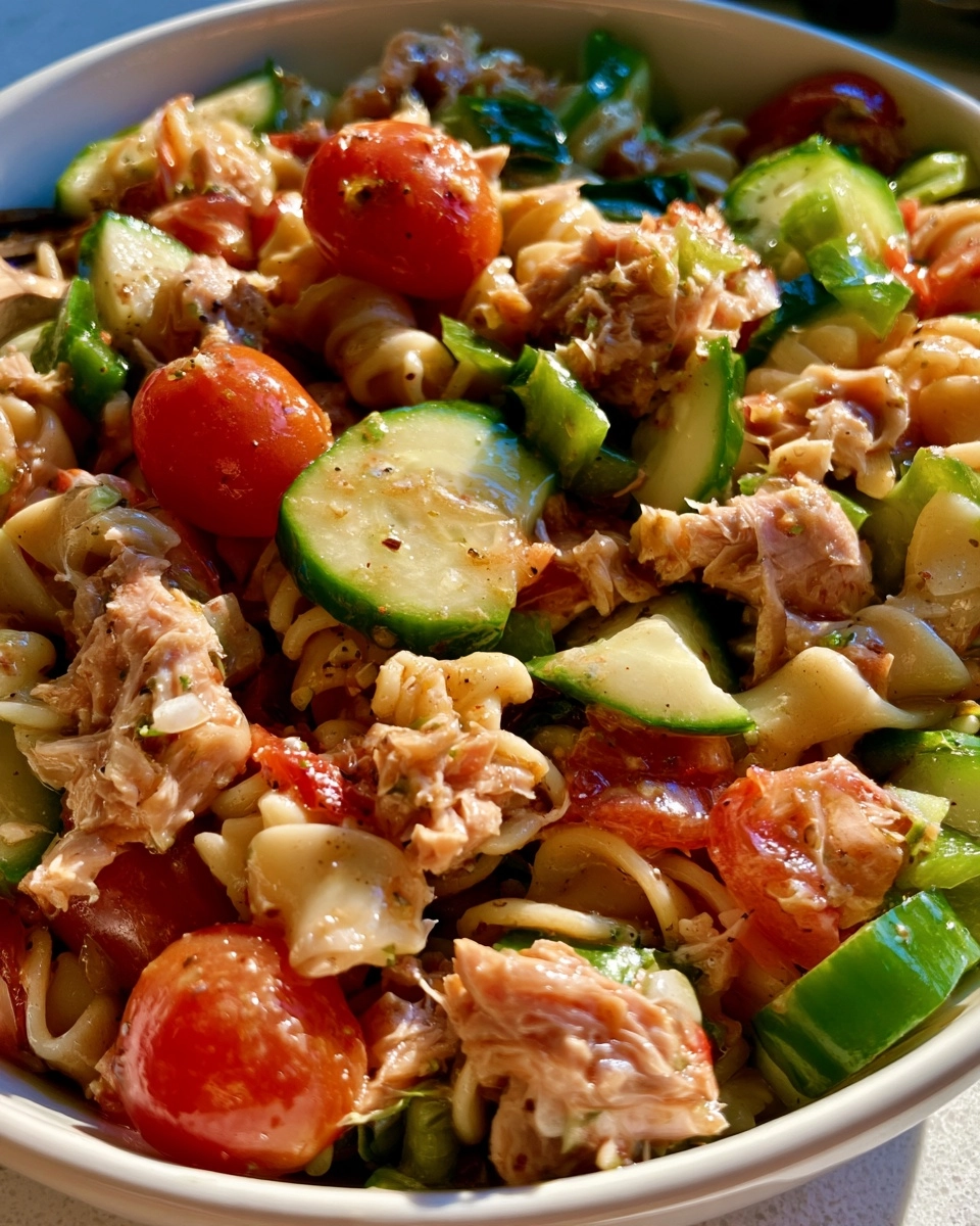 High-Protein Tuna Pasta Salad: The No-Cook Lunch with 28g Protein!