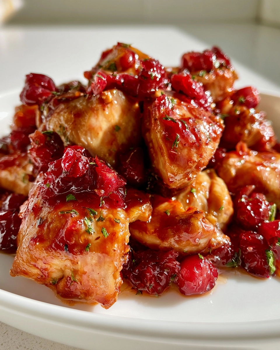 Low-Cal Cranberry Chicken