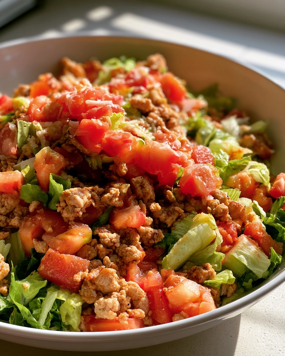 Low-Cal Turkey Taco Bowls