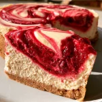 No-Bake Cranberry Cheesecake with Gingersnap Crust!