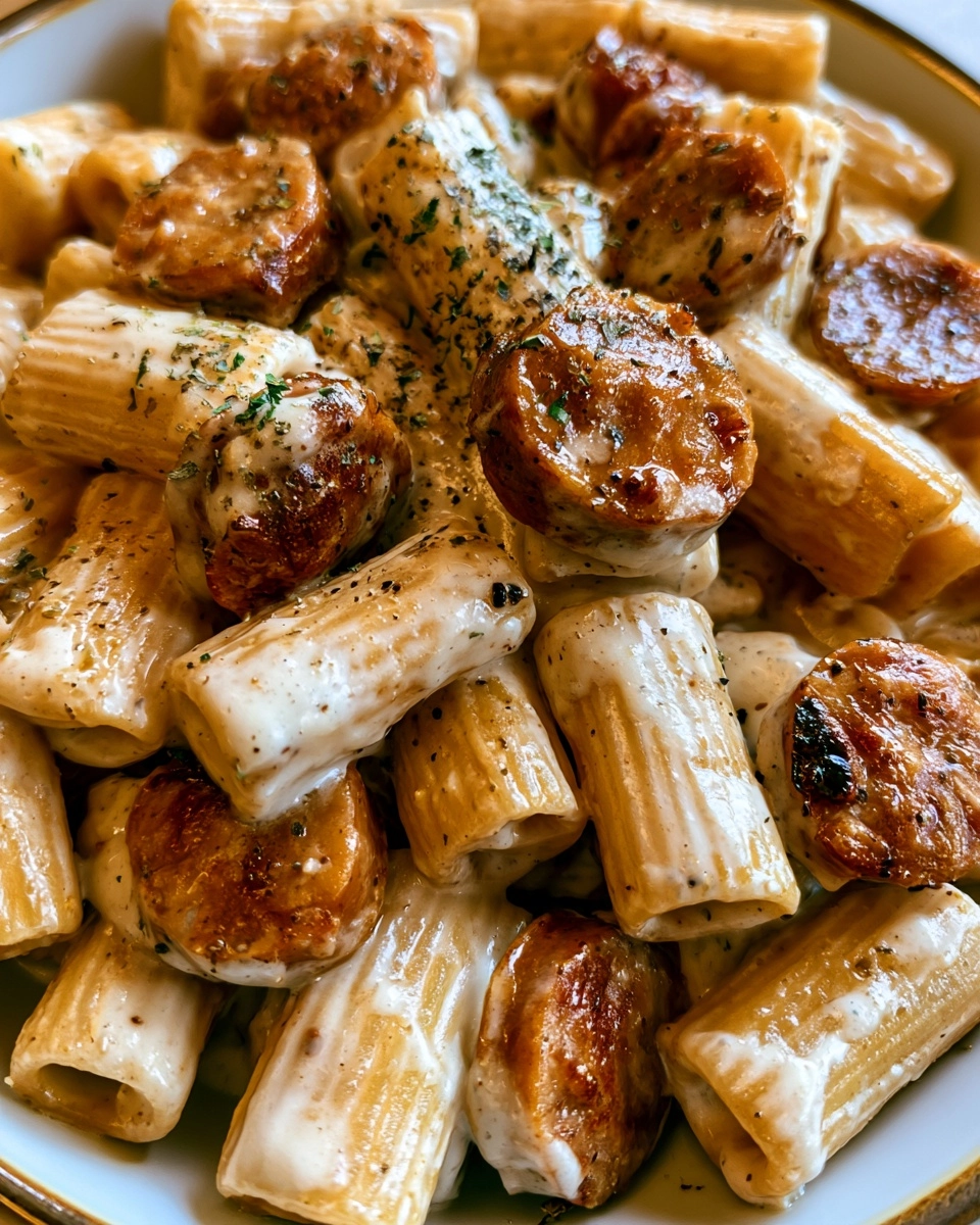 One-Pot Creamy Sausage Rigatoni