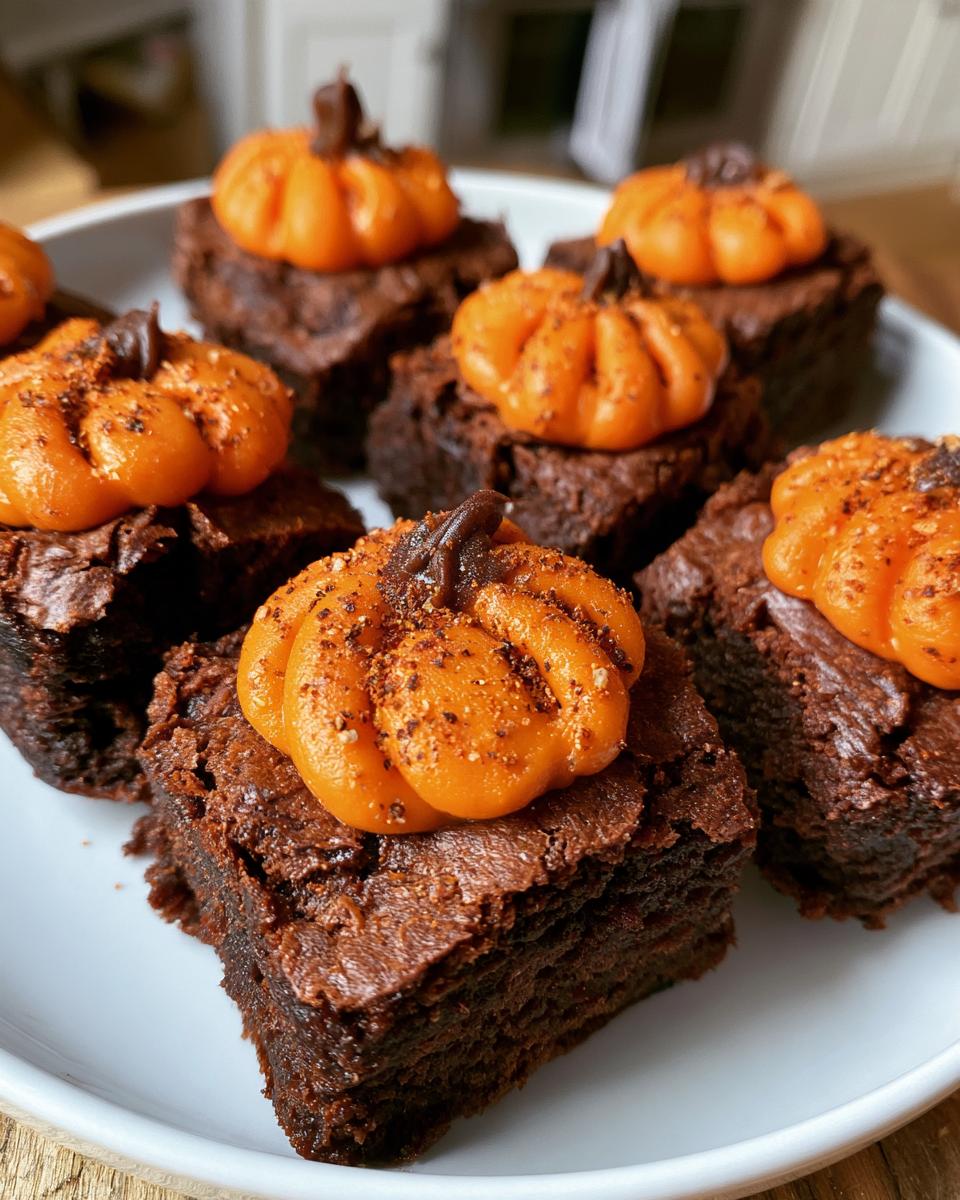 Pumpkin Patch Brownie Bites: A Sweet October Treat!