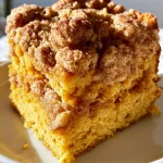 Pumpkin Streusel Coffee Cake Squares for Cozy Mornings!