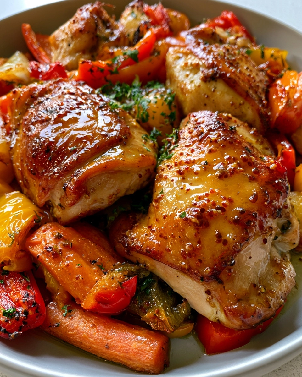 Sheet Pan Honey Mustard Chicken