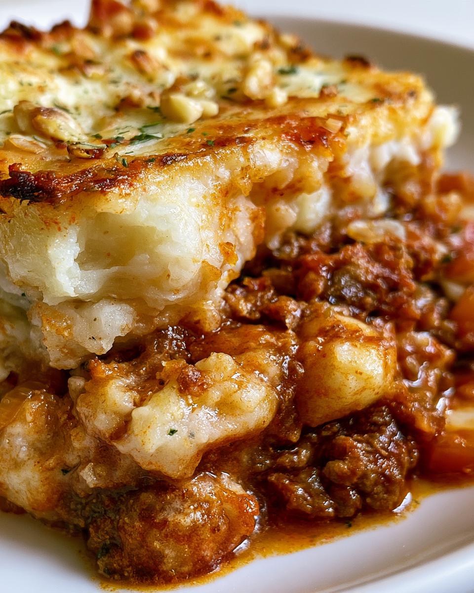 Shepherd's Pie with Garlic Mashed Potatoes: Classic Comfort!