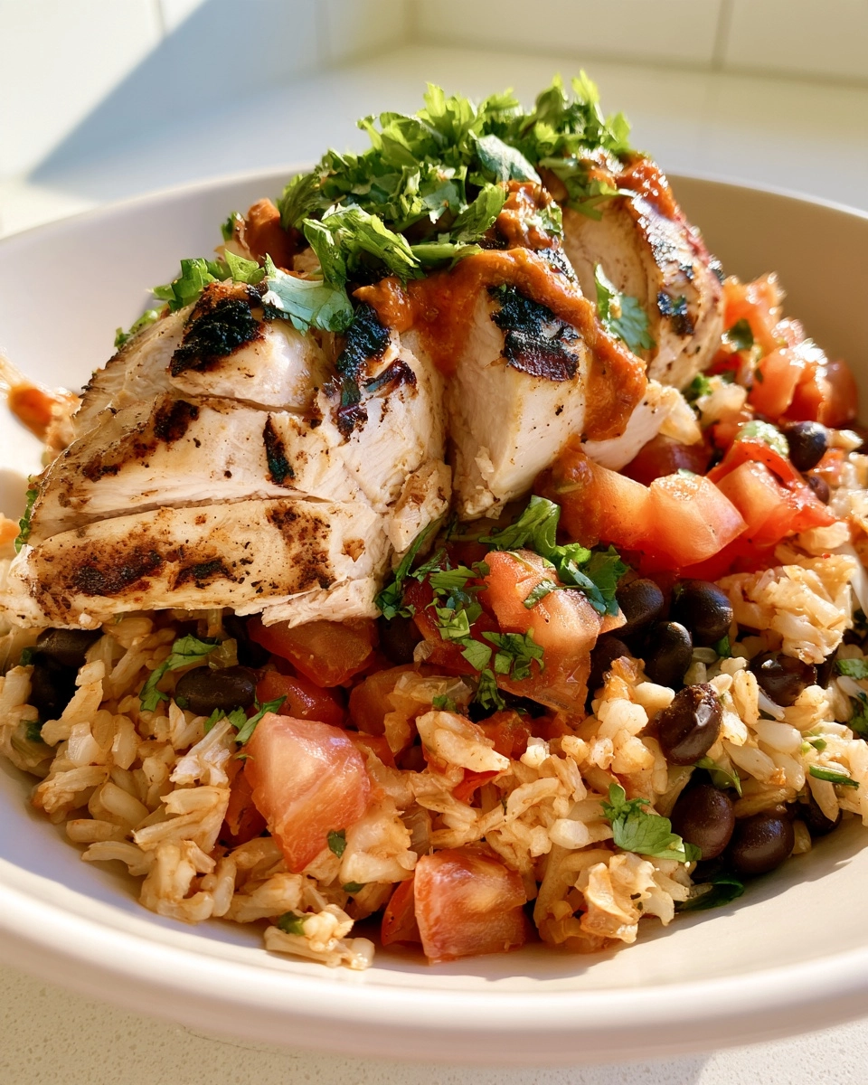 Skinny Chipotle Chicken Bowl