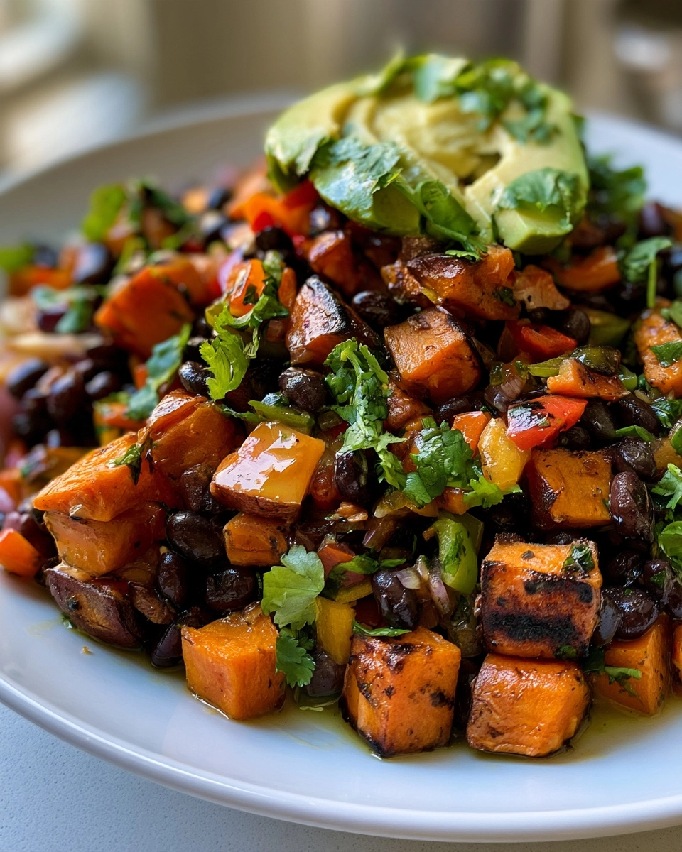 Sweet Potato and Black Bean Salad: A Filling Dinner Salad!