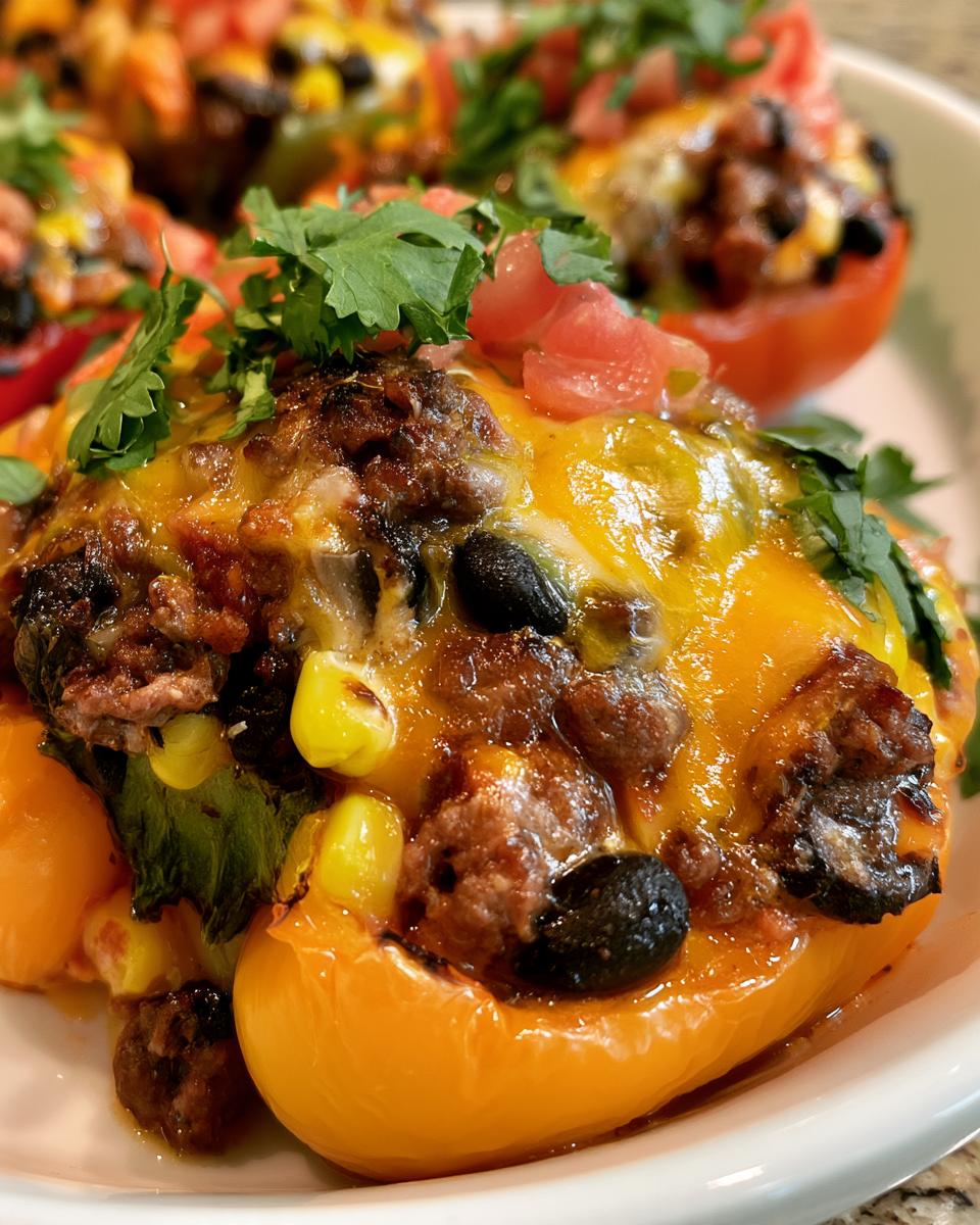 Taco Stuffed Peppers: An Easy Weeknight Dinner!