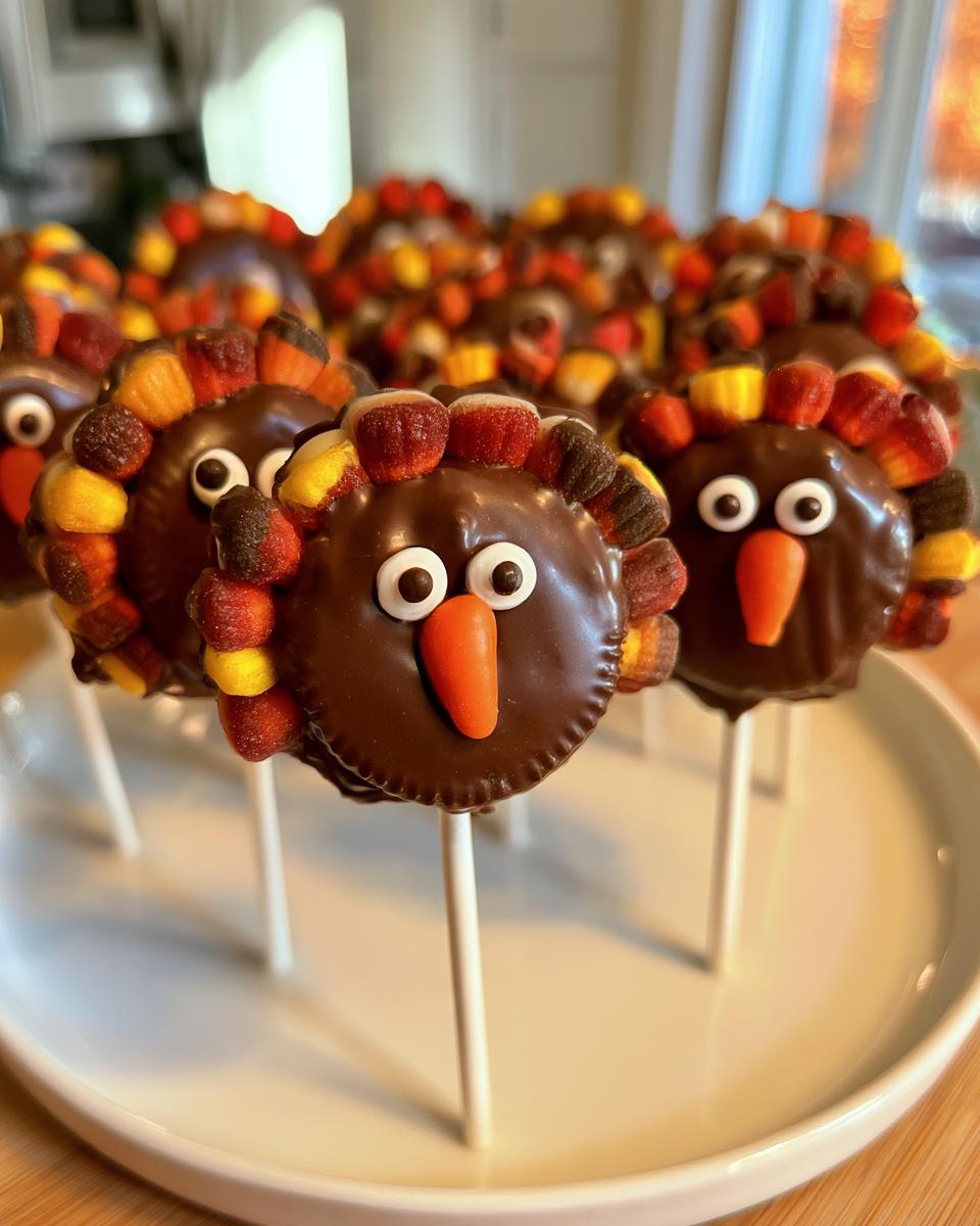 Turkey Oreo Pops: Fun Thanksgiving Treats for Kids!