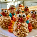 Turkey Rice Krispie Treats: A Kid-Friendly Holiday Snack!