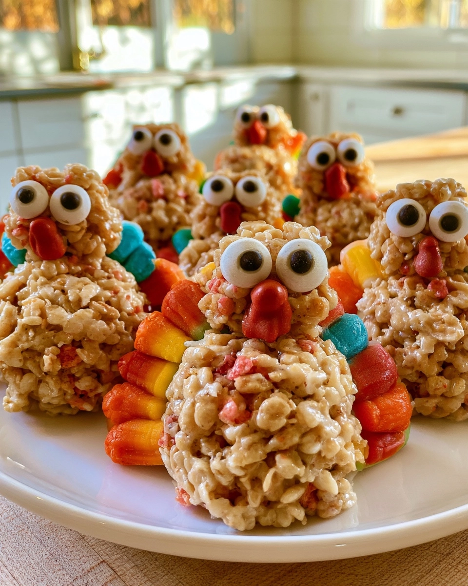 Turkey Rice Krispie Treats: A Kid-Friendly Holiday Snack!